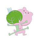 ウサギキャベツ（個別スタンプ：2）
