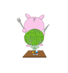 ウサギキャベツ（個別スタンプ：22）