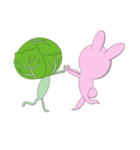 ウサギキャベツ（個別スタンプ：28）