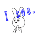 11th edition white rabbit expressive（個別スタンプ：10）