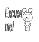 11th edition white rabbit expressive（個別スタンプ：28）