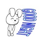 11th edition white rabbit expressive（個別スタンプ：37）