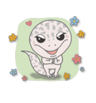 ✦レオパのごましおくん✦（個別スタンプ：8）