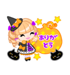 ハロウィンガール Petite Ellie⑨（個別スタンプ：3）