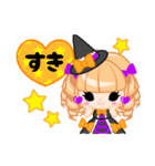 ハロウィンガール Petite Ellie⑨（個別スタンプ：7）