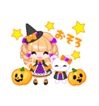 ハロウィンガール Petite Ellie⑨（個別スタンプ：11）