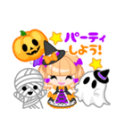 ハロウィンガール Petite Ellie⑨（個別スタンプ：19）