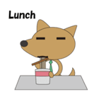 The salaried dog English version（個別スタンプ：4）