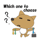 The salaried dog English version（個別スタンプ：21）