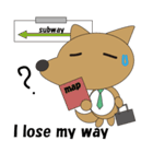 The salaried dog English version（個別スタンプ：29）