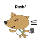 The salaried dog English version（個別スタンプ：31）