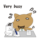 The salaried dog English version（個別スタンプ：32）