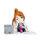 奈菜と瑛斗（オフィス編）（個別スタンプ：13）