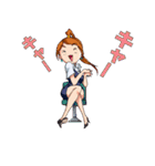 奈菜と瑛斗（オフィス編）（個別スタンプ：21）