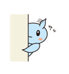 はにかみクリオネ（個別スタンプ：1）