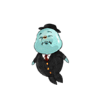 全力！あざらし部長（個別スタンプ：25）