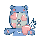 Blue Bear（個別スタンプ：8）
