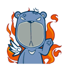 Blue Bear（個別スタンプ：19）