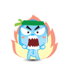 Blue life man（個別スタンプ：7）