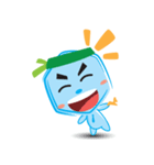 Blue life man（個別スタンプ：12）