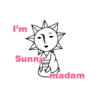 Sunny Madam (English version)（個別スタンプ：1）