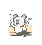 ワーキングコアラ（個別スタンプ：4）