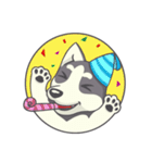 Playful Husky（個別スタンプ：21）