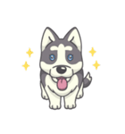 Playful Husky（個別スタンプ：26）