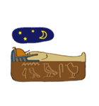 5000年前のスタンプ(古代エジプト)（個別スタンプ：36）