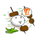 白くて丸いあいつと猫かぶり（個別スタンプ：13）