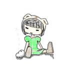 白くて丸いあいつと猫かぶり（個別スタンプ：22）