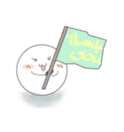 白くて丸いあいつと猫かぶり（個別スタンプ：38）