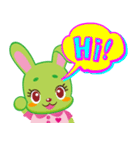 Green Rabbit ミウちゃん（個別スタンプ：4）