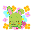 Green Rabbit ミウちゃん（個別スタンプ：23）