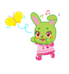 Green Rabbit ミウちゃん（個別スタンプ：24）