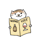 猫とワイン（個別スタンプ：32）