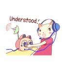 ねここちゃんと二人のお友達 英語（個別スタンプ：10）