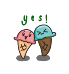 Ice-cream Couple（個別スタンプ：10）