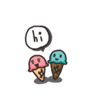 Ice-cream Couple（個別スタンプ：21）