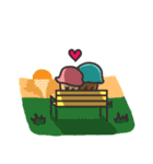 Ice-cream Couple（個別スタンプ：28）