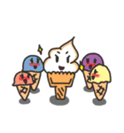 Ice-cream Couple（個別スタンプ：40）