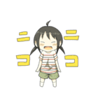 あゆちゃんとゴミ箱ペンギン（個別スタンプ：17）