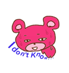 ピンクのくまとゆかいな仲間たち（個別スタンプ：16）