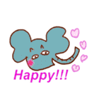 ピンクのくまとゆかいな仲間たち（個別スタンプ：24）