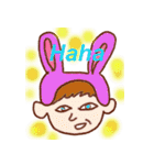 ピンクのくまとゆかいな仲間たち（個別スタンプ：34）