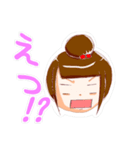 ドタバタ女子（個別スタンプ：13）