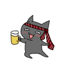 猫が煽るよ。（個別スタンプ：19）