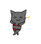 猫が煽るよ。（個別スタンプ：37）