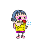 Molly in the pink glasses（個別スタンプ：21）