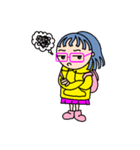 Molly in the pink glasses（個別スタンプ：35）